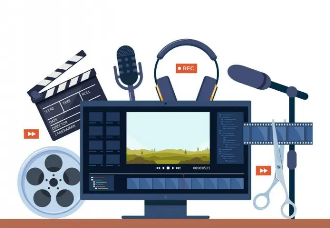 alt="Produção de vídeos institucionais modernos com animação, motion graphics e linguagem visual estratégica"